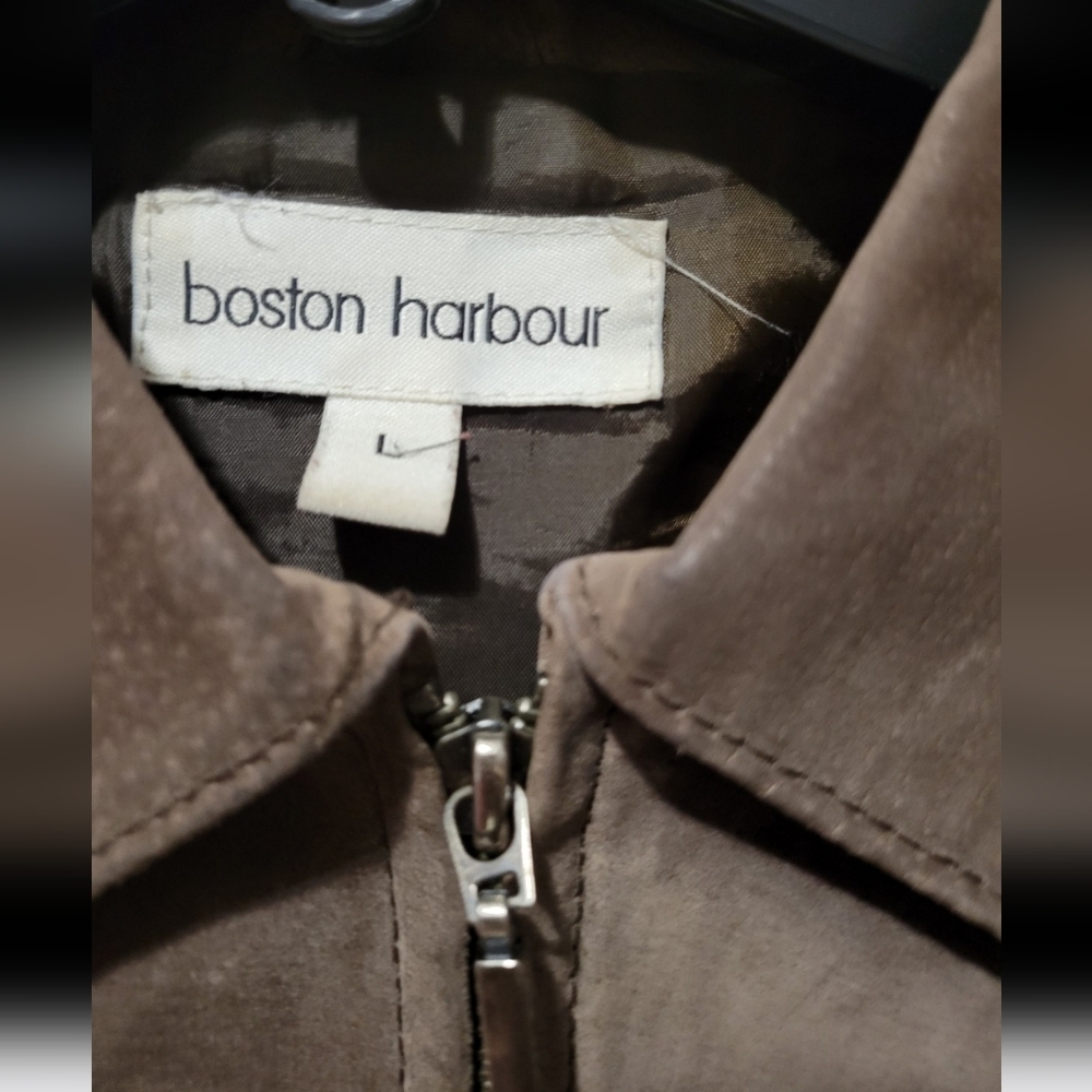 Boston Harbour Genuine Leather Suede Jacket - Picture 3 of 4